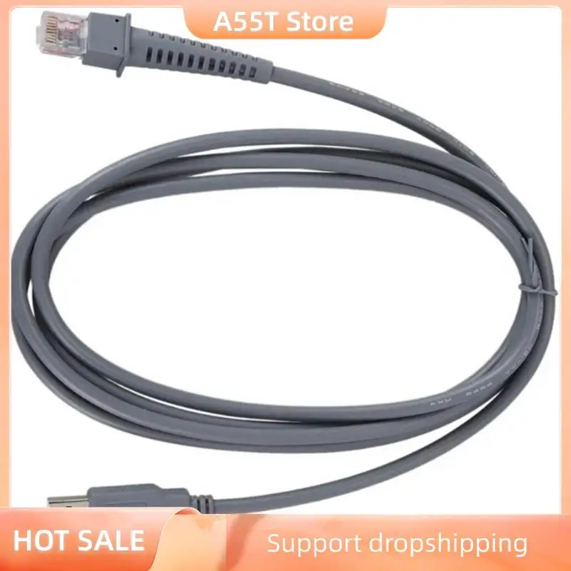 A55T 2M USB-кабель для сканера штрих-кода USB-A «папа» к RJ45 Кабель для Datalogic CAB4120 QD2130 QD2110 GPS4490 Сканер штрих-кода