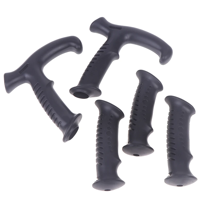 2Pcs 모노 포드 핸들 어댑터 T-핸들/스트레이트 워킹 스틱 지팡이 변환기 하이킹 등산을위한 트레킹 폴 핸들 그립