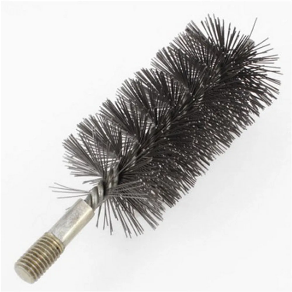 Herramienta de limpieza de cepillo de tubo de alambre de acero, rosca de 12mm, 60mm de diámetro, 1 ud.