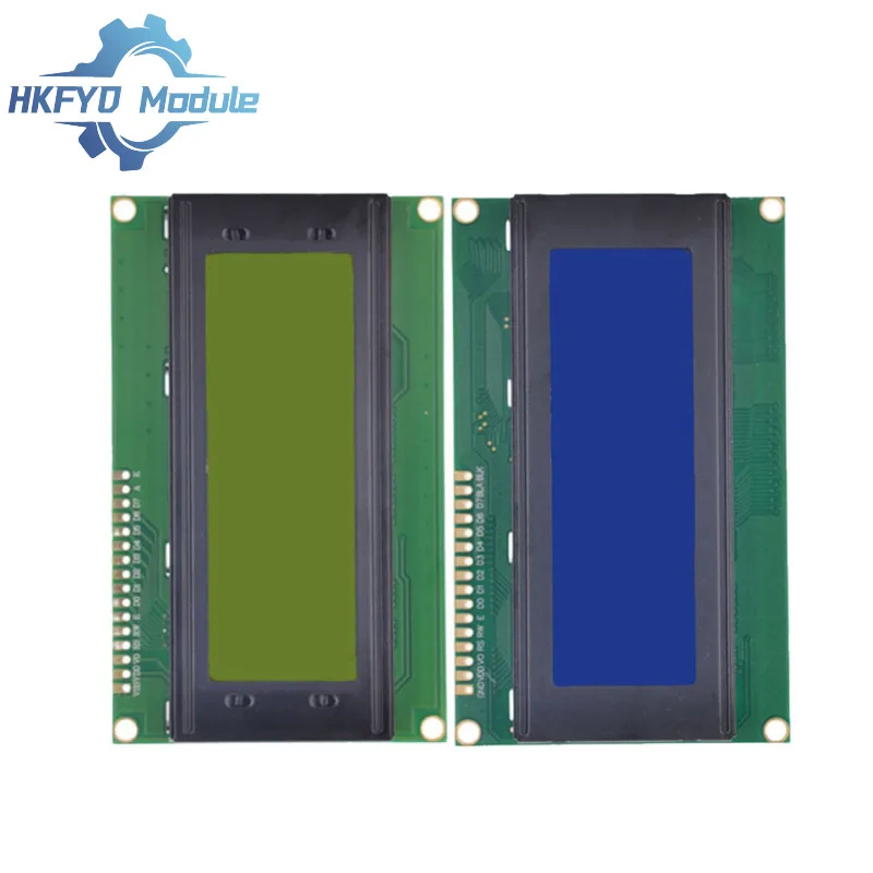LCD2004+I2C LCD2004 20x4 2004A yellow Green Screen Character LCD IIC Serial Interface Adapter Module for