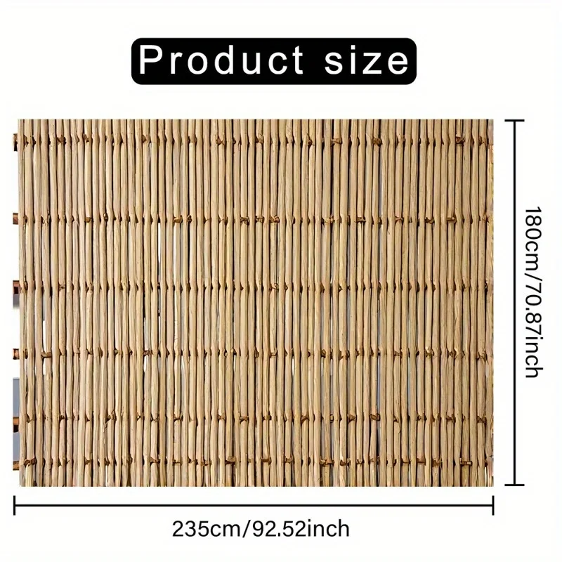 جدار تصوير خلفية علم من الخيزران، مناسب جدًا لخلفية البث المباشر وديكور الحفلات #4