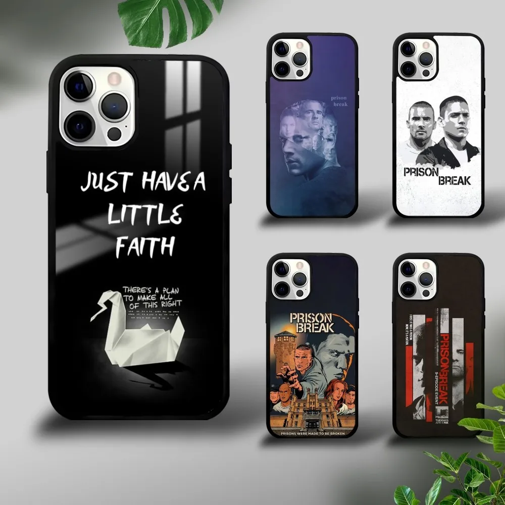 

P-Prison B-Break TV Series Phone Case For iPhone 16 15 14 13 12 11 Pro Xs Max Mini Plus Celulares Hard Funda Dropshipping