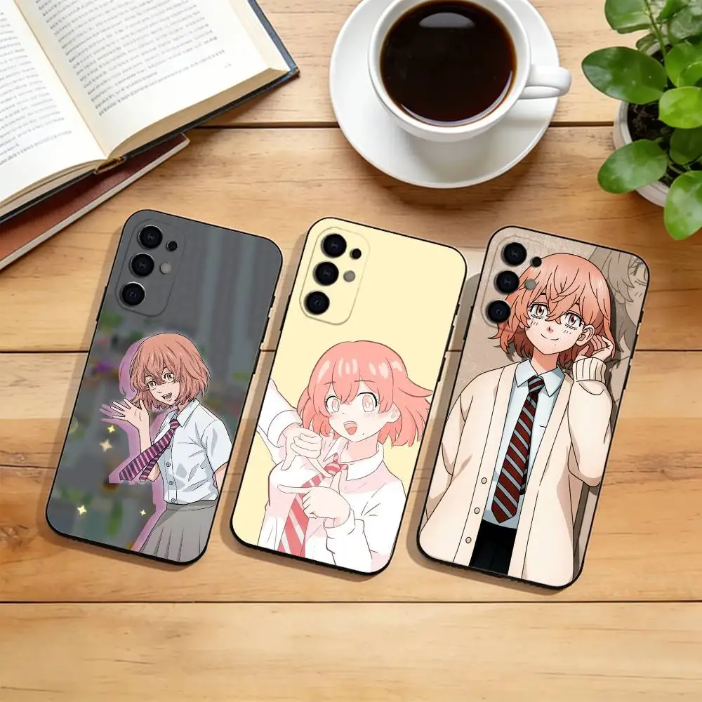 Tokyo Revengers Hinata Tachibana  Phone Case Black Silicone Soft For Samsung S25,S24,S21,S22,S23,S30,Ultra,S20,Plus,Fe,Lite