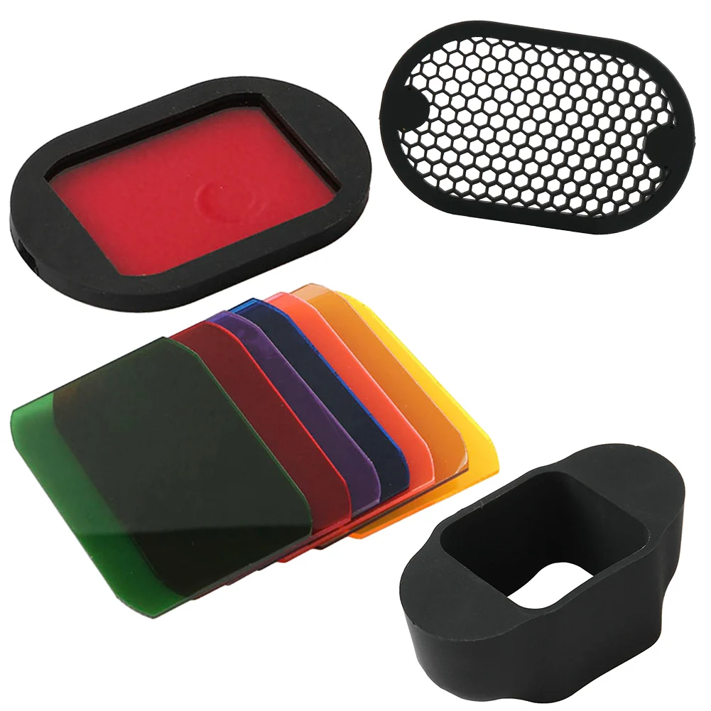 Flash Speedlight Honey-comb Grid Kit With Magnetic Gel Band Filters Flash Accessories Kit As MagMod For Canon For-Flash