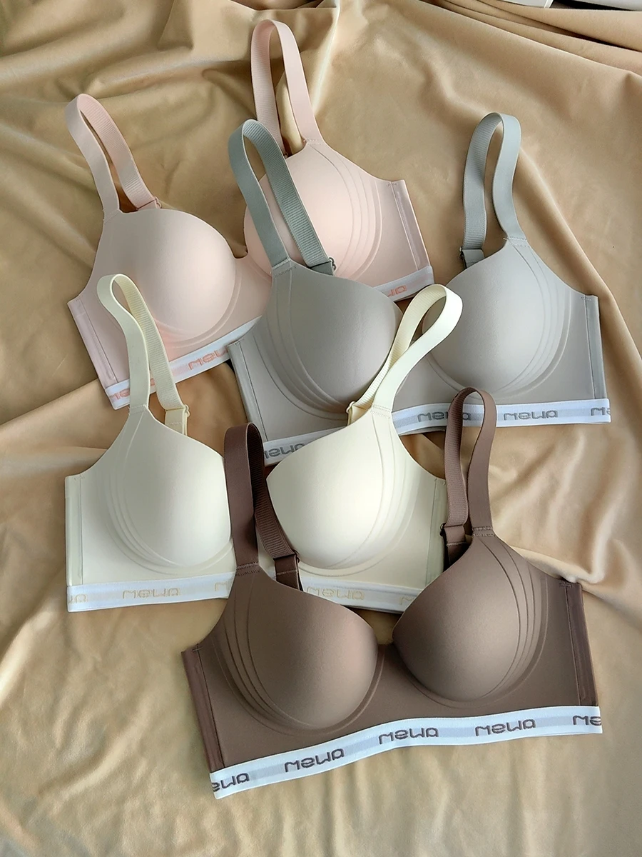 Collect vice breasts anti-sagging top bras support adjustable non-marking large breasts bra gathered underwear female