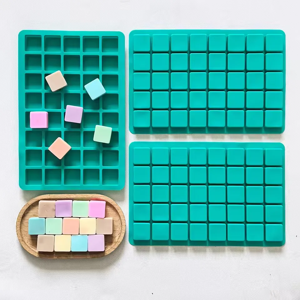 

40Hole Square Shaped Baking Silicone Mold DIY Caramel Candy Chocolate Mold Kitchen Tool Ice Cube Jelly Snack Mould Bakeware Tool