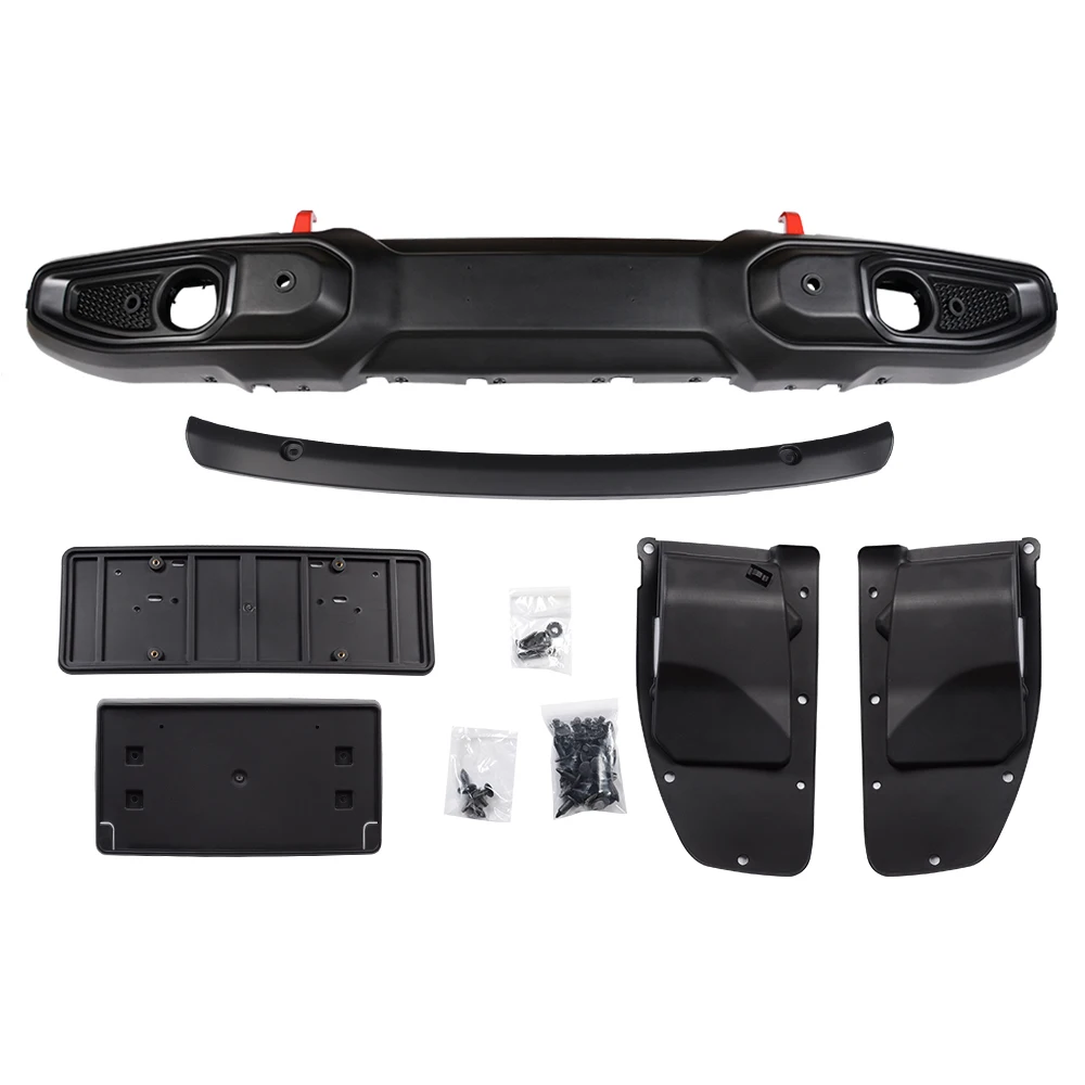 

Plastic Front Bumper With Sensor Holes US Type For Jeep Wrangler JL JK 10th Anniversary Front Bumper Accessories