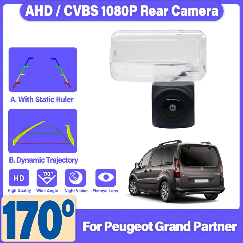 Rear Rear View Camera For Peugeot Grand Partner Tepee Raid Ranch CCD Night Vision Backup Camera License Plate Camera - Aliexpress Deal