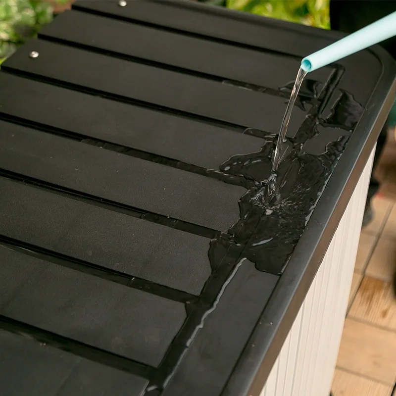 Балконный уличный шкафчик, бытовой водонепроницаемый ящик для хранения инструментов для сада и гаража на колесах