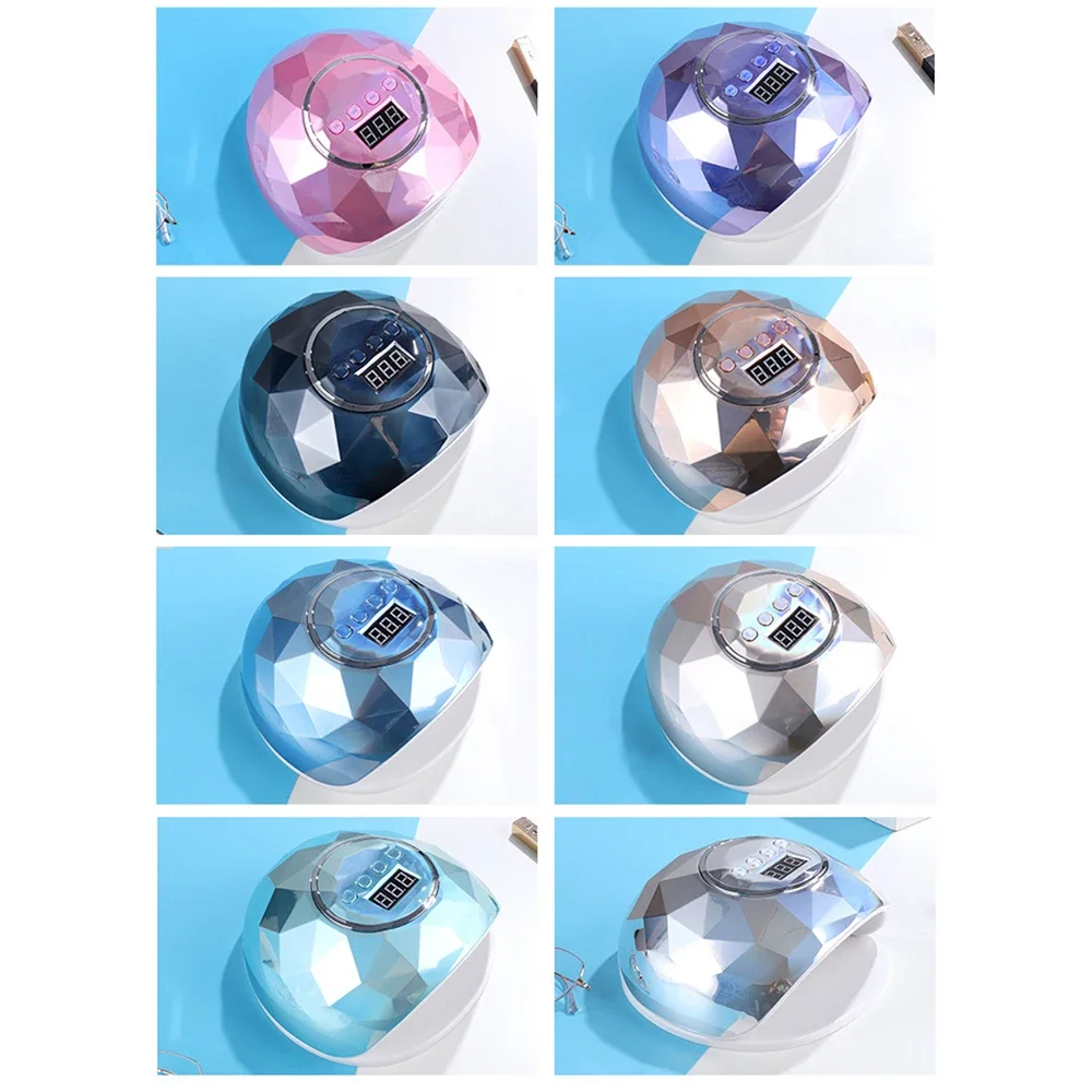 สีสัน UV LED โคมไฟเล็บเจลมืออาชีพเครื่องเป่าเล็บ 86W 4 การตั้งค่าจับเวลา Quick Drying โคมไฟเล็บเครื่องมือ