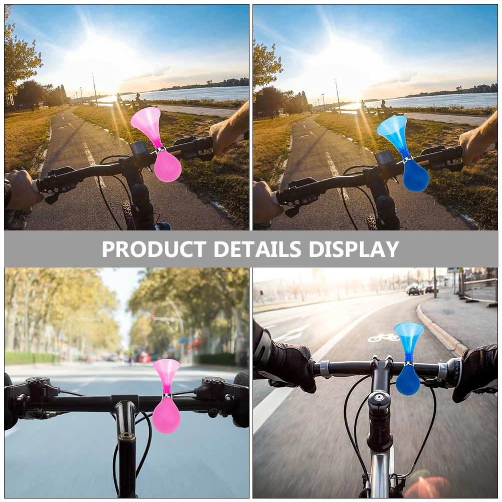 

2pcs Bike Horns For Bicycle Handlebar Loud Durable Air Horn Road Mountain Bikes Safety Cycling Accessory Outdoor Rainproof
