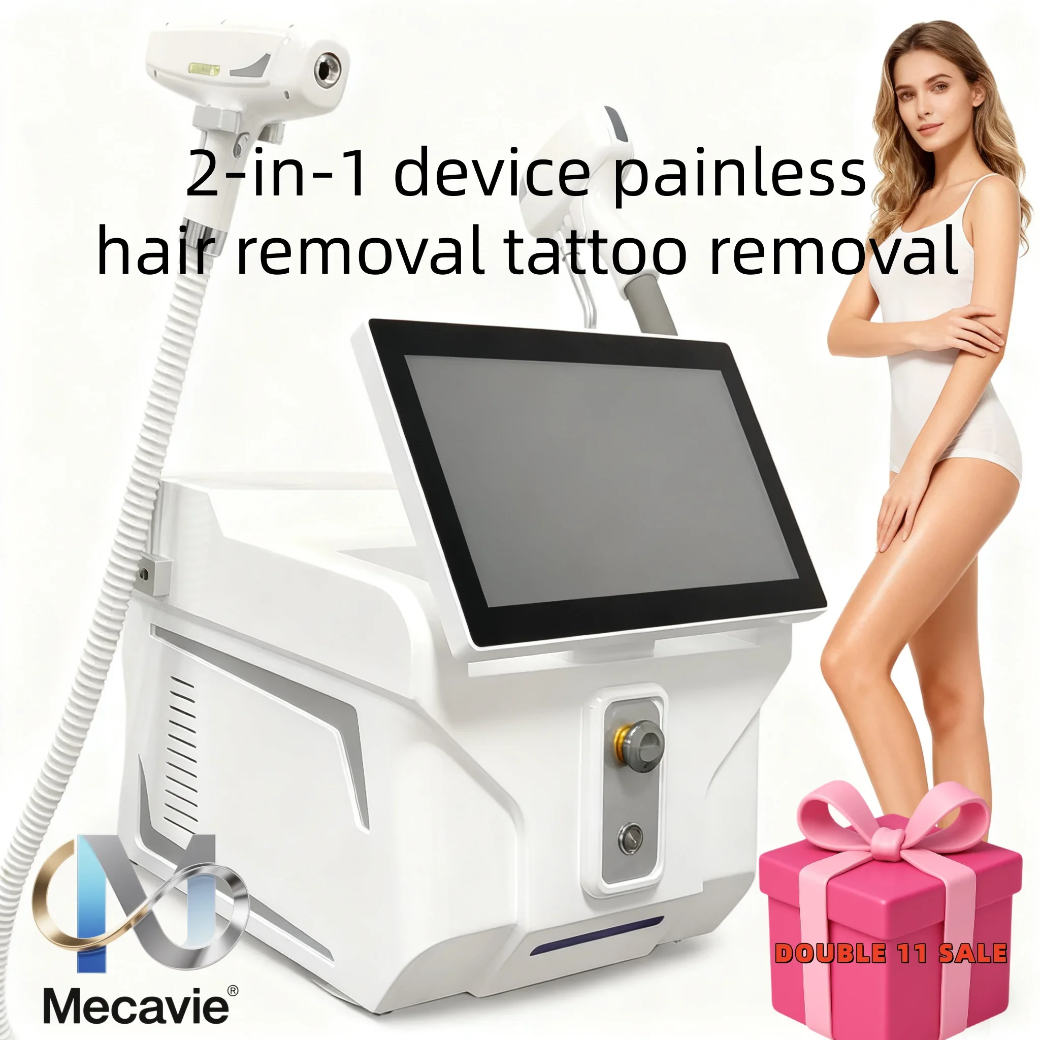 

Профессиональный диодный лазер 2026 FAC Tech 4000 Вт для перманентного удаления волос и пикосекундный лазер для удаления татуировок, 2-в-1, с четырьмя длинами волн