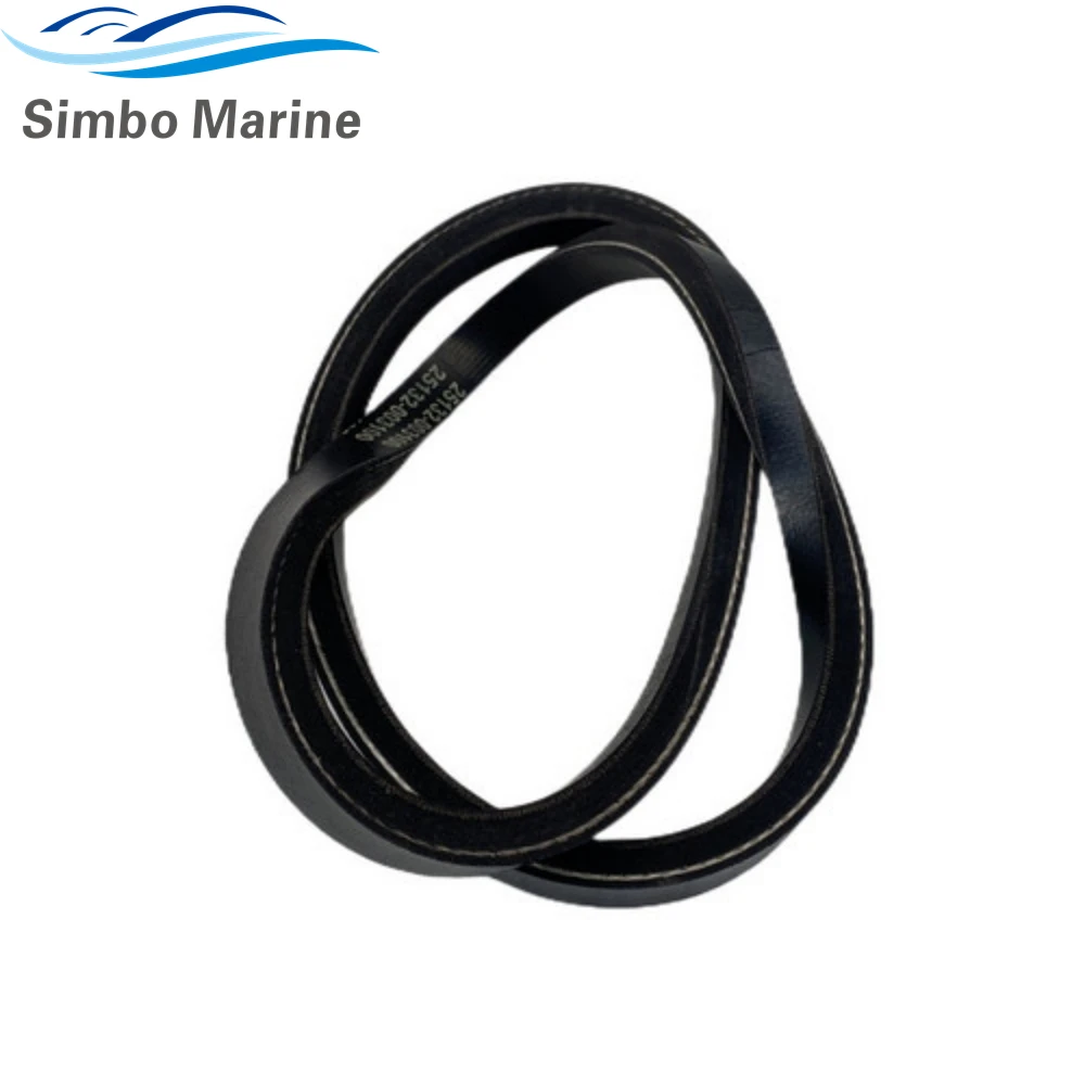

25132-003100 V Belt For Yanmar Marine 2GMLP 2GM20 2GMYE 3GM30 Inbord Engines