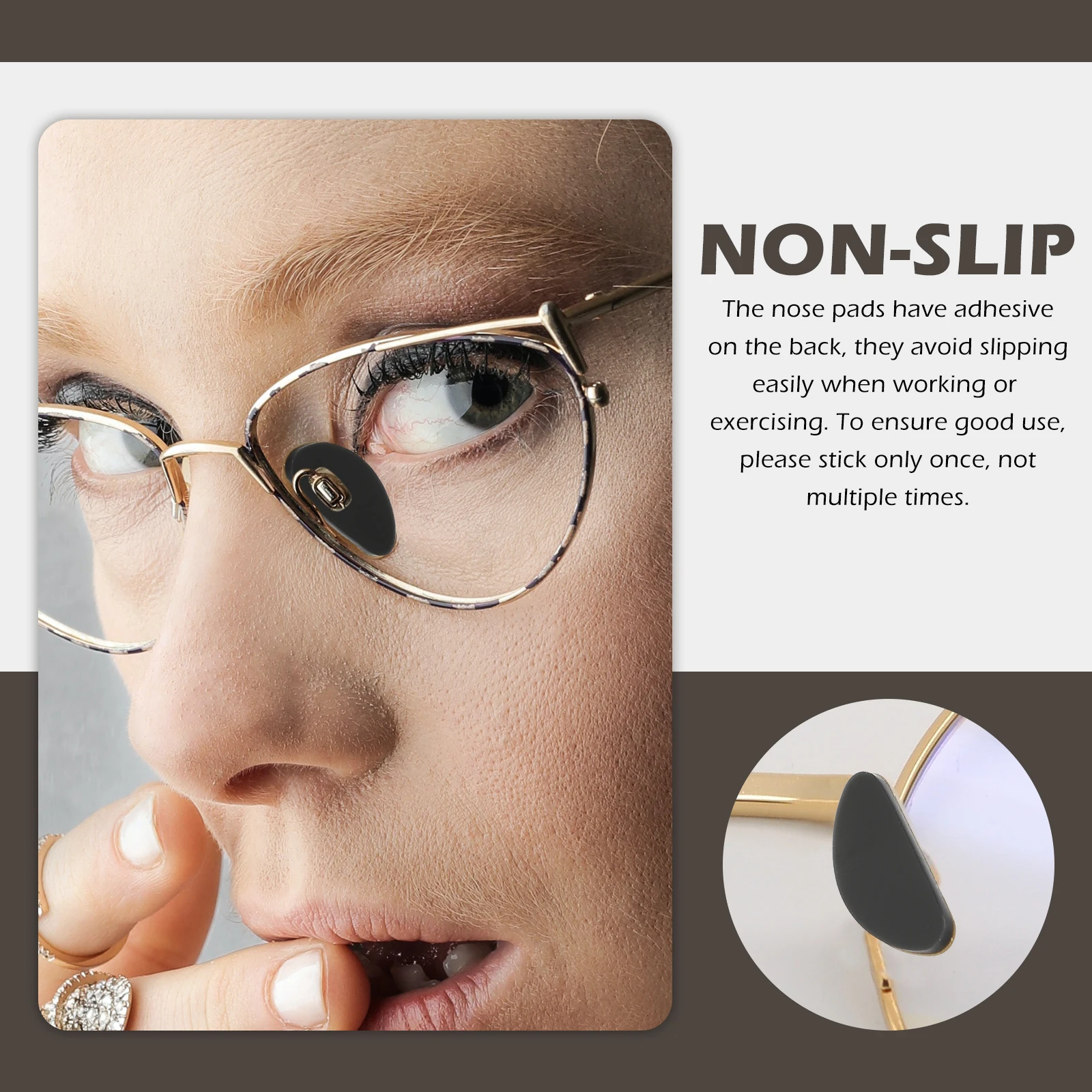 

Anti-Slip Silicone Nose Mats Comfortable Glasses Pads Eyeglasses Nose Support Durable Non-Skid Gaskets Eyewear Supplies