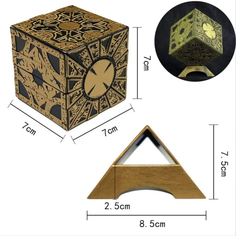 Working Lemarchand Lament Configuration Lock Puzzle Box from Hellraiser Decor Kid Birthday Party Gift puzzle box moveable