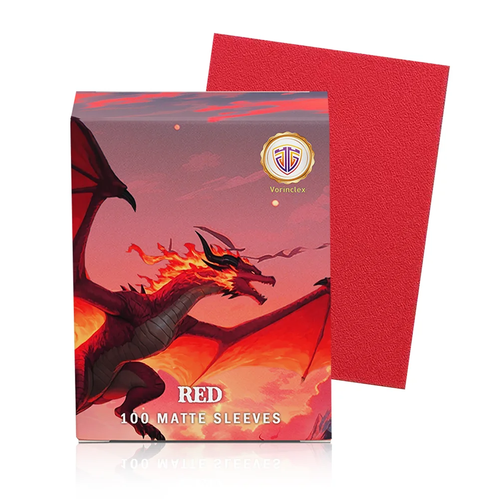 vorinclex card sleeves 100 PCS/BOX 66x91mm Standard Size Dragon Shield Vorinclex Matte Card Sleeves  for MTG/PKM/YGO/TCG Board Game Cards Slevees
