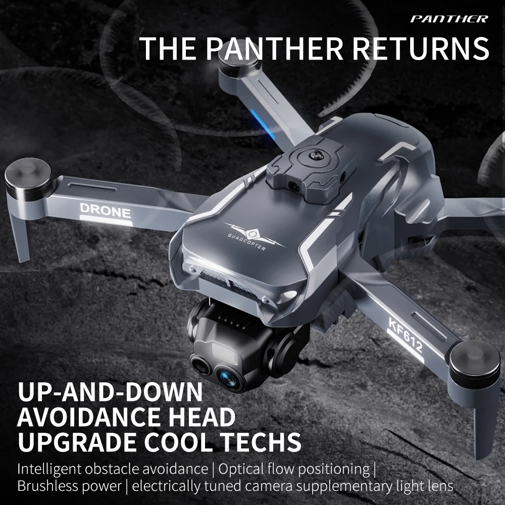 KF612 Professionele Drone Met 4K HD Camera Obstakel vermijden Optische Stroom FPV Borstelloze RC Quadcopter Voor Volwassen Kind
