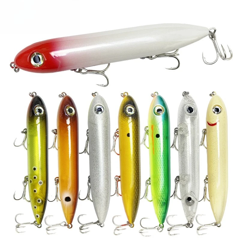 1 Stück Oberflächenköder, Weitwurfköder 126mm/26g Pencil-Köder Dog-Style Köder Rig für Süß- und Salzwasser-Angelausrüstung