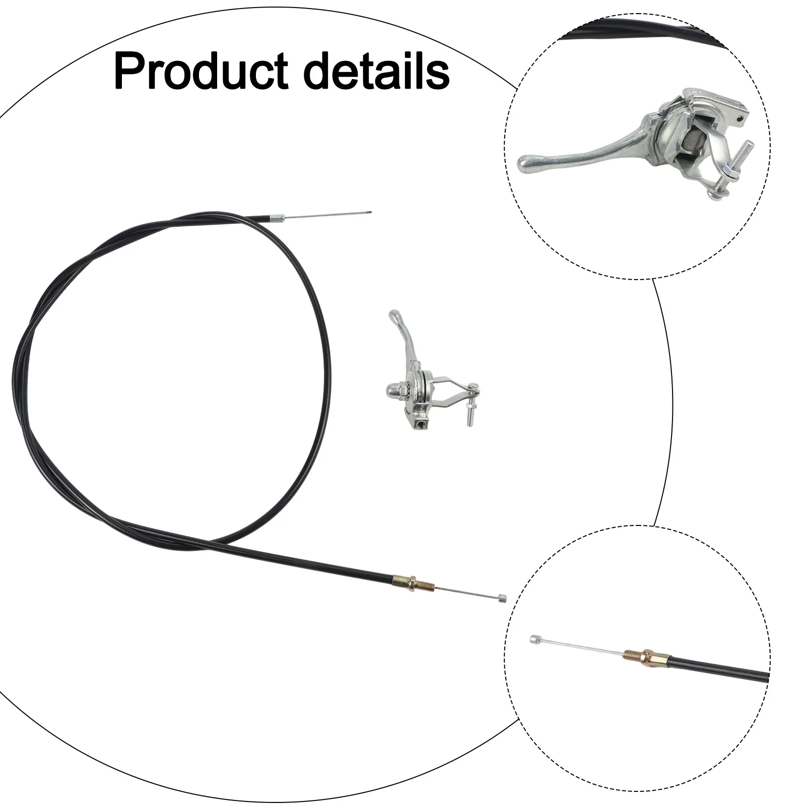 Throttle Cable Kit Compatible with For Multiquip For Whiteman Trowels J36 JS36 B46 BS46 Easy Installation and Efficient Use