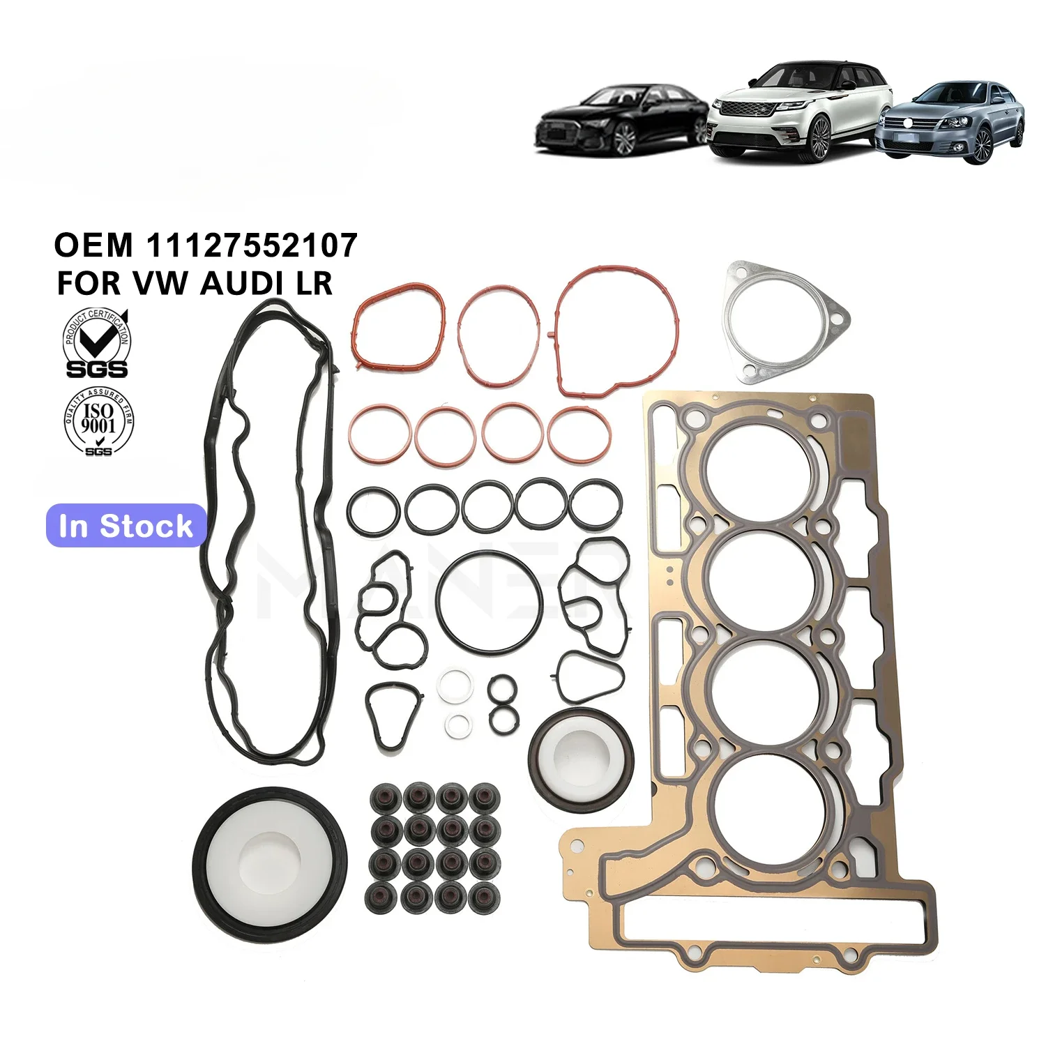 MANER 11127552107 11127567877 genuine Engine gasket kit For Peugeot 207CC 308 508 For Citroen C3 DS For Mini N12 N16