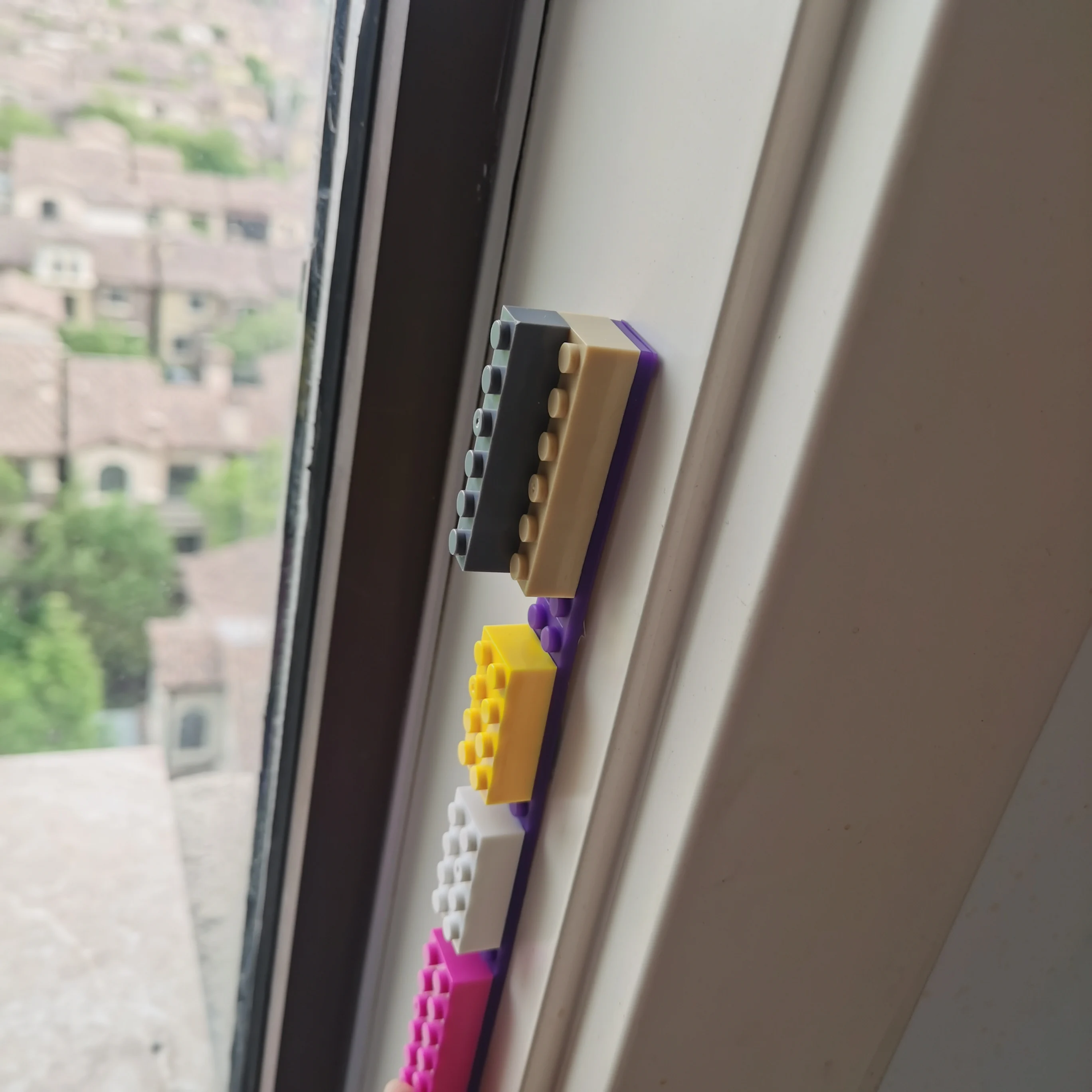 Kletterwand-Blockband, kompatibel mit LEGO, 92 cm, 2 x 115 Noppen, Silikon, zum Schneiden, Kleben, Waschen, für kreatives DIY-Spielzeug für Kinder – Detail 7