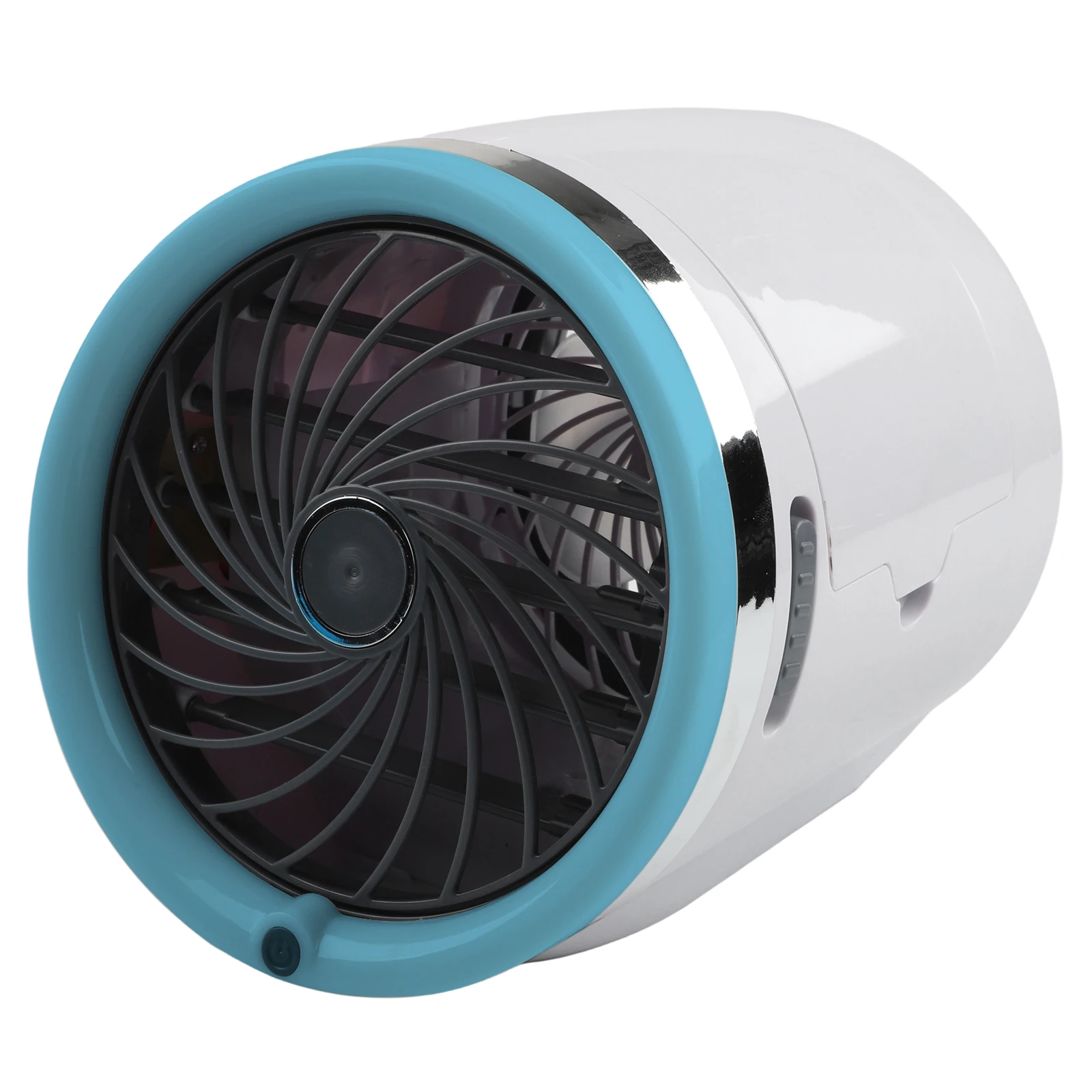 

Персональный охлаждающий вентилятор с портативной конструкцией. 3-скоростной вентилятор с циркуляцией воздуха с многоразовыми пакетами льда и светодиодной подсветкой для помещений.