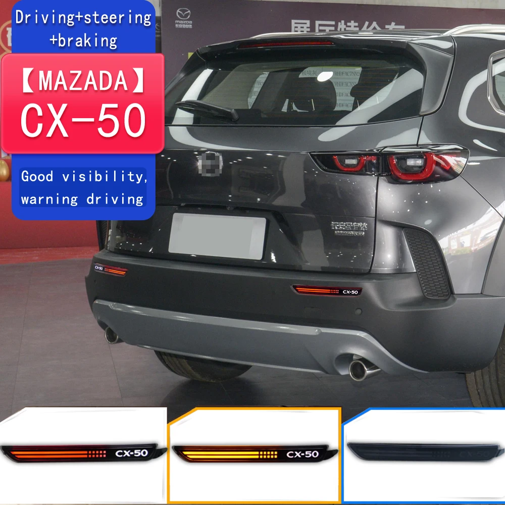 

Rear Bumper Lights for Mazda CX-50 CX50 2021 2022 2023 Auto Led Stop Signal for Cars Fog Lights Lada Vesta Reflectors Brake Lamp
