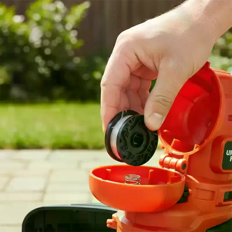 

1 комплект сменных катушек с леской для триммера AF-100, 30 футов, 0,065 дюйма, с автоматической подачей, для Black+Decker