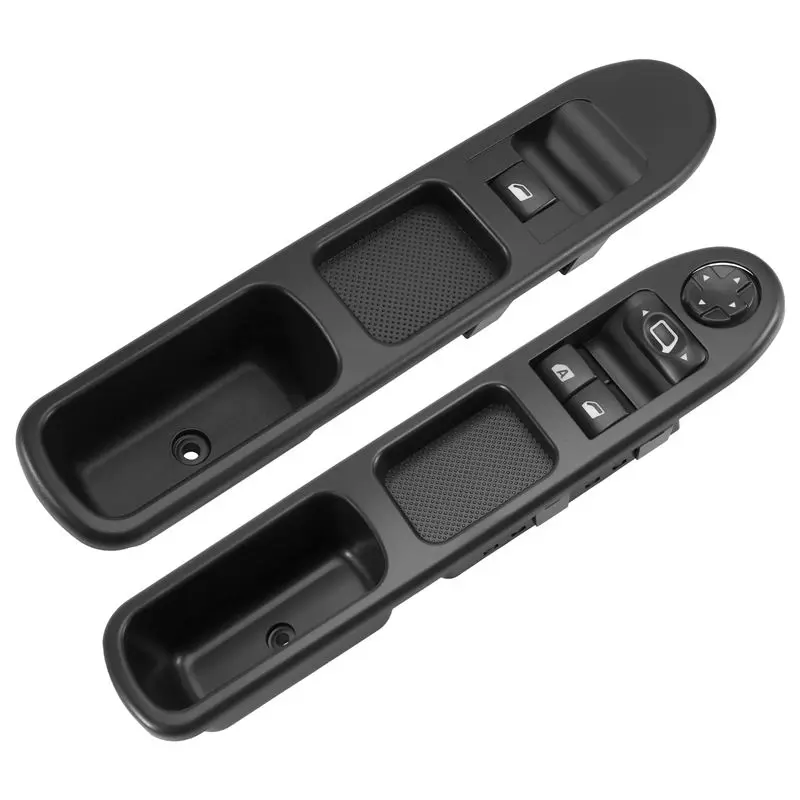 A13Z-2Pcs Driver Side + Passenger Side Electric Power Window Control Switch For 207 2007-2015 6554QC 6490HQ 6554HJ