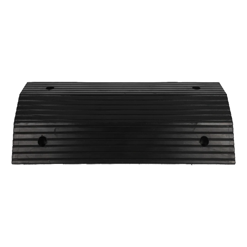 

Portable driveway parking ramp rubber threshold bridge wheelchair walker non-slip durable 15kg load bearing 1-5 mph