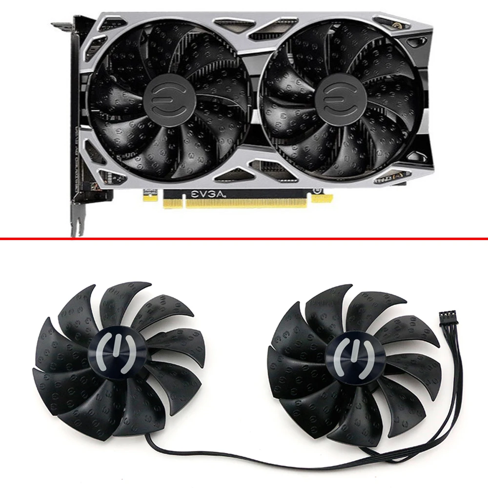 

2PCS 87MM PLD09220S12H 4PIN Cooling Fan GTX1660 1650 SC GPU FAN For EVGA RTX 2060 SC RTX 2060 SC GTX 1660 GTX 1660 Ti XC Ultra