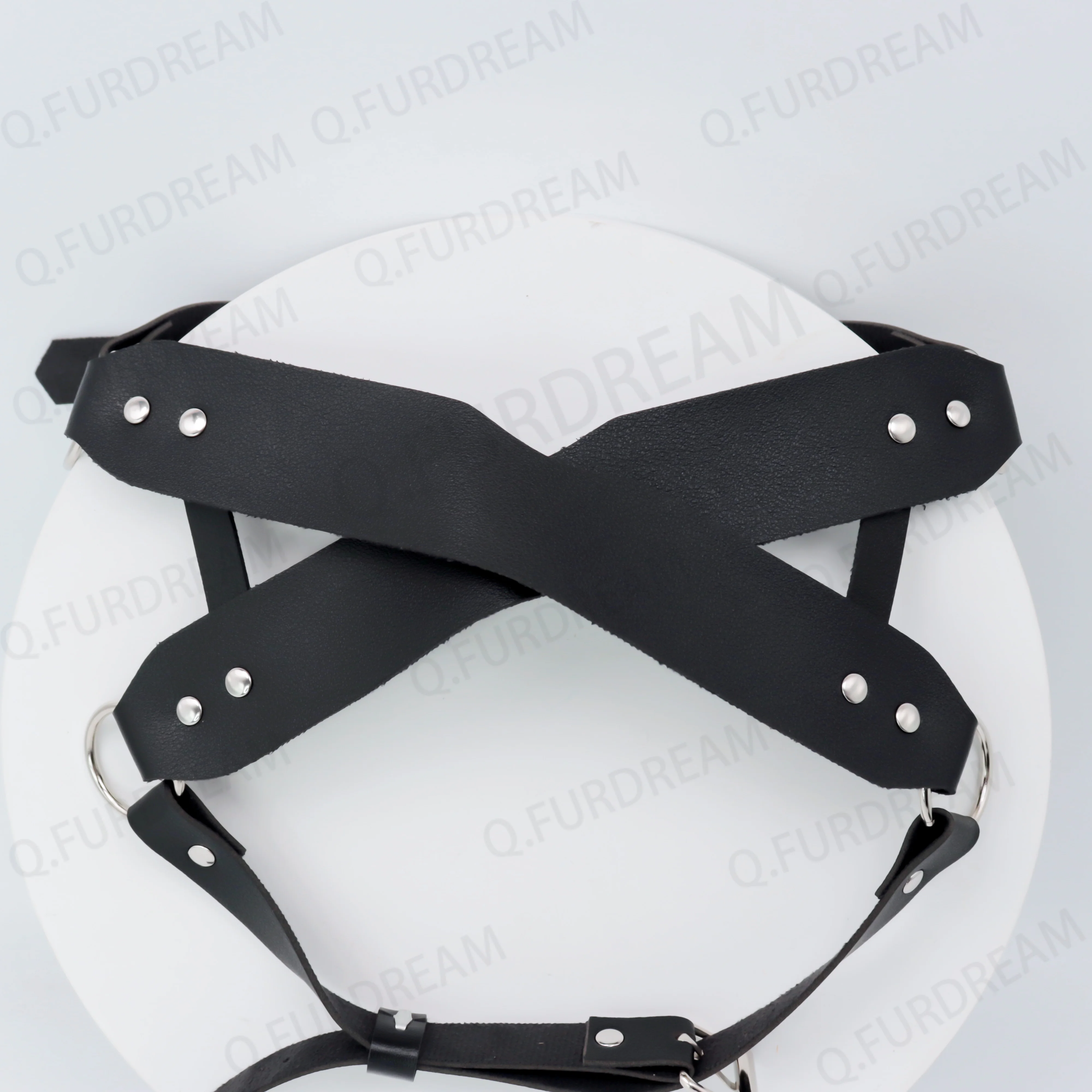 Bdsm Eye Mask Sex Bondage Adult Game Couples PU Leather Eye Mask Wearble Costumes For Women Man Cosplay Toys Fun Prop Halloween