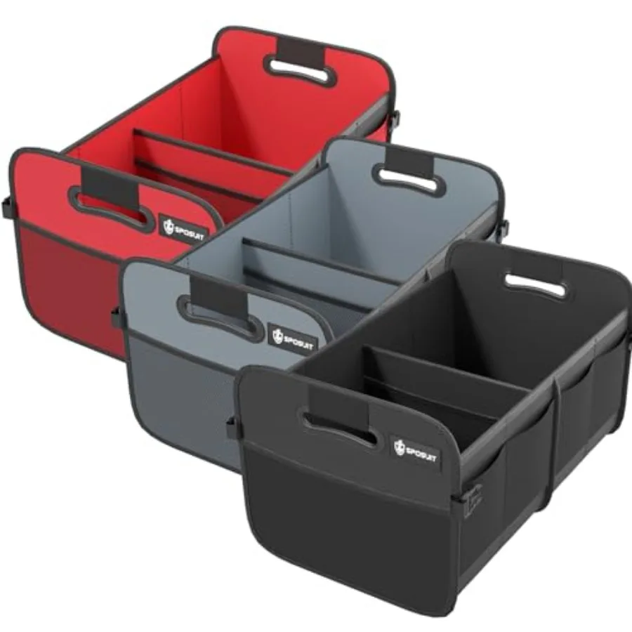 

Черный + красный + серый органайзер для багажника