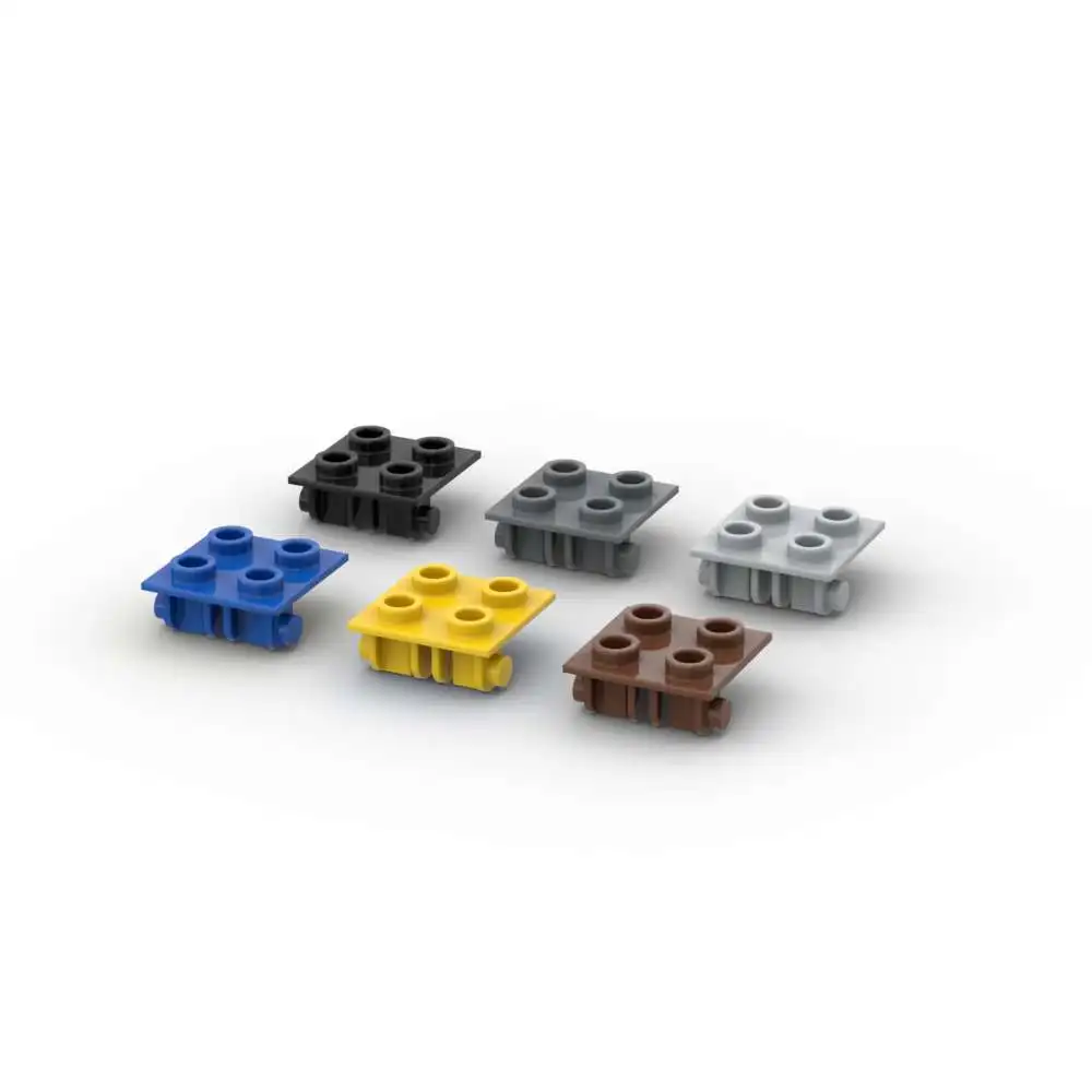 MOC 10PCS Puzzle Particle 6134 Hinge 2x2 Top Plate  Building Blocks Board Panel Bricks Idea DIY Toys Birthday Gifts Dropshipping