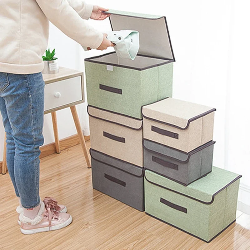 Clothes Storage Box Organizer Box Boxes For Bedroom Space Large Room Home Organization Garden