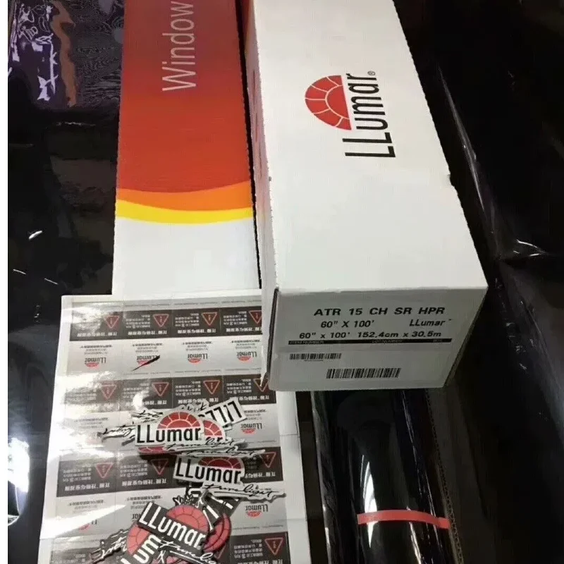 Premium LLumar Nano Carbon Window Tint Film Auto Film High Heat UV Blocking IRR 35%-45% UV99% PET Car Window Non Interference