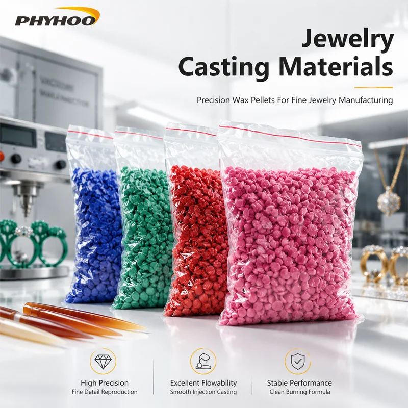 PHYHOO 2PCS Jewelry Casting Wax Pellets 450g with Agate Knife Professional Lost Wax Casting Supplies for Ring Mold Making Blue