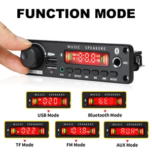 MP3 decoder plate for car, Bluetooth 5.0, 2*75W, 80W, amplifier, audio, 12V, FM radio module, TF, USB, microphone, recording, call, diy, amplifier 8 Main Sales Bluetooth Plate amplified - №7