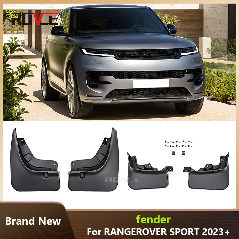 ROVCE Mud Flaps Splash Guard Mudguards Car Fender Protection Body Kit For Land Rover Range Rover Sport 2023 Auto Accessories