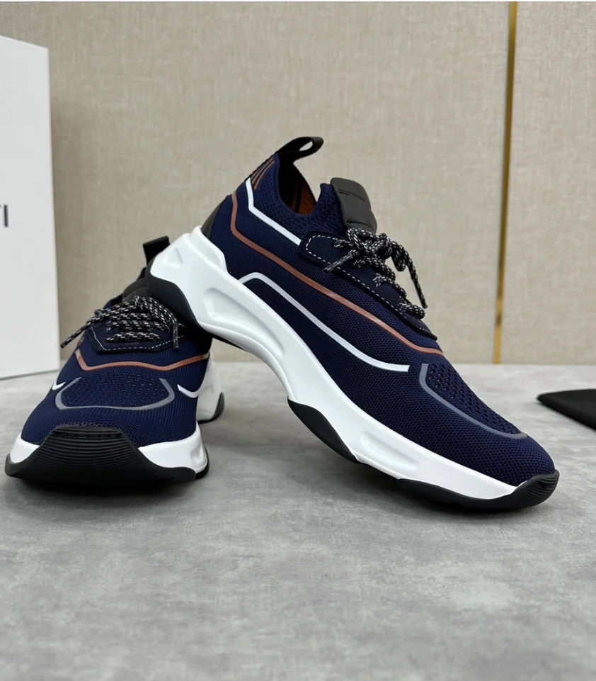 2025DIKU JING  New Men's Casual Sports Shoes | Wool Mixed Fabric Running Shoes 39-46