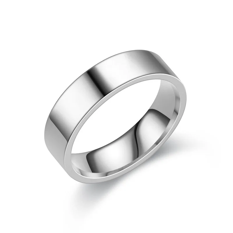 Hochglänzendes Titanstahlband, Edelstahl-Spiegelring, reflektierender Poker Magic-Ring für Kartentricks. – Detail 20
