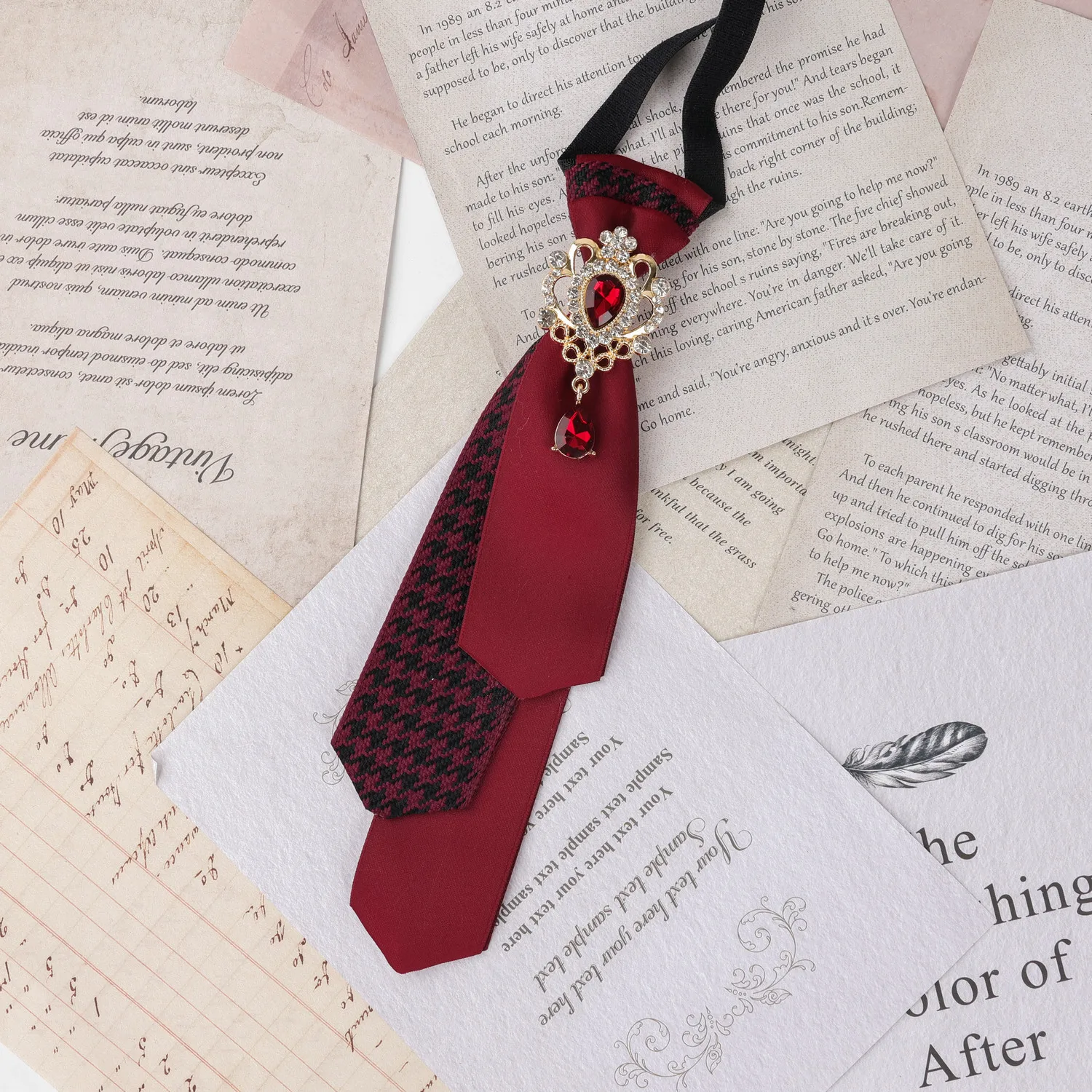 Britische College-Style JK-Krawatte für Männer und Frauen, koreanische Mode, handgefertigt, Business-Retro-Fliege, Hochzeitsschmuck, Accessoires, Geschenke – Detail 9