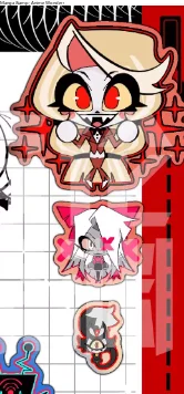 Atrybuty Gry Anime Nadruk Figurka z Kreskówki Idol Akrylowy Brelok Zawieszka Cosplay Maskotka Prezent Świąteczny Kolekcja Halloween