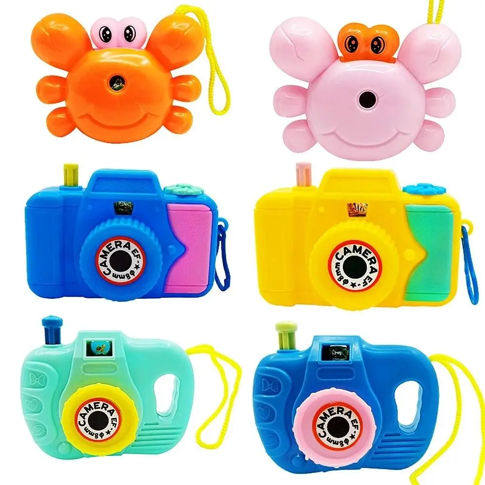 Padrão animal crianças câmera brinquedos educativos escola recompensa câmera de projeção chá de bebê giveaway presentes fotografia