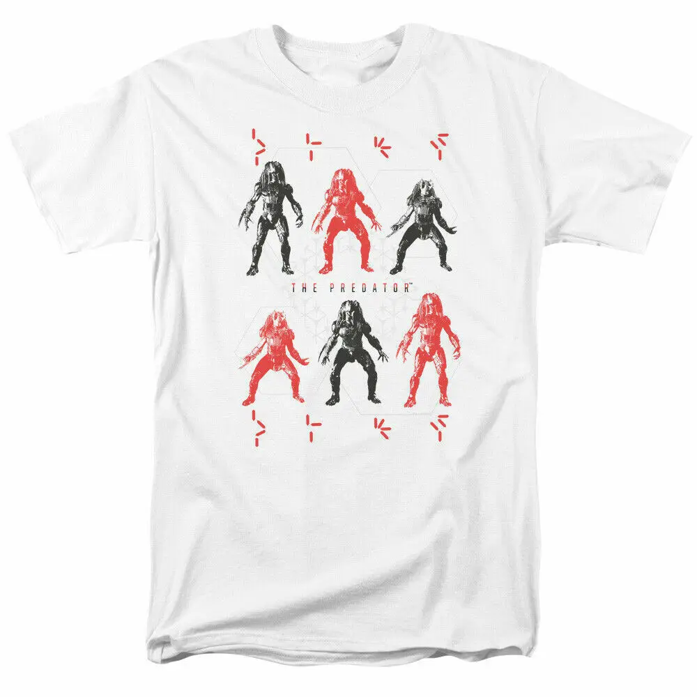 

Predator Primal T Shirt Licensed Sci-Fi Alien Movie Retro Classic Tee New White