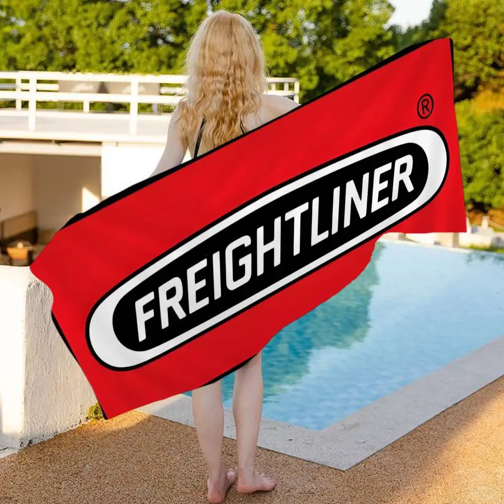 F-Freightliner Microfiber Beach Towel Absorbent Quick Dry Soft Yoga Swimming Resort Mountain Climbing Towel