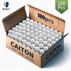 Caiton-pelotas de Golf de 3 capas, 100 piezas, alto rendimiento, larga distancia, Control de giro, duraderas, alta precisión, entrenamiento y todos los niveles