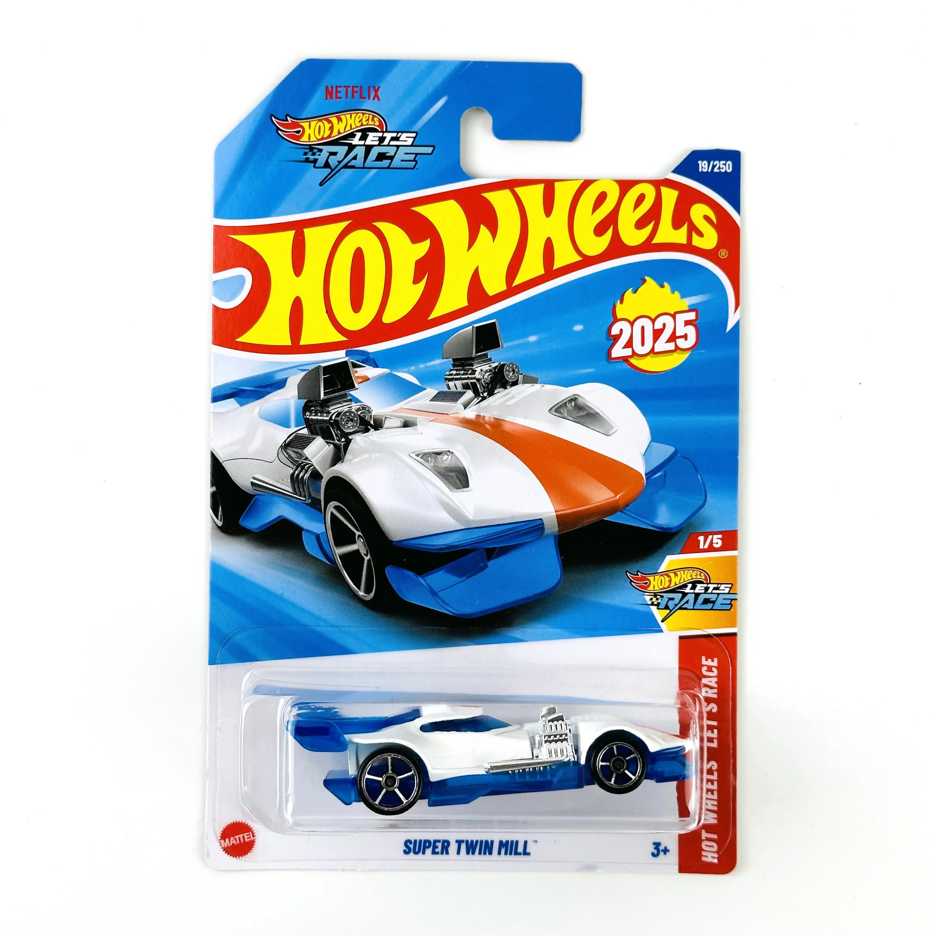 

2025-19 Hot Wheels Cars 2025A SUPER TWIN MILL 1/64 Металлическая литая модель игрушечного транспортного средства