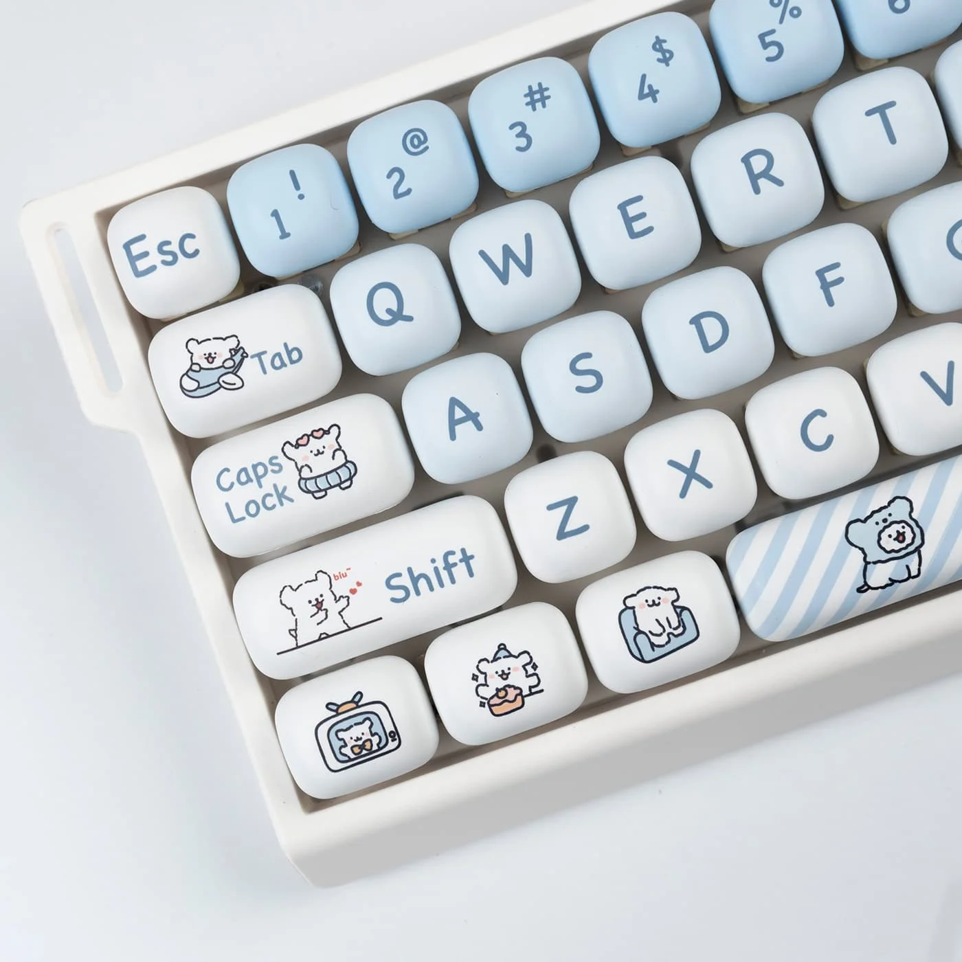 Line Dog Keycaps 140 Keys PBT Material MOG Profile Rounded DYE-SUB Wooting Personalized For Cherry MX Switch Mechanical Keyboard