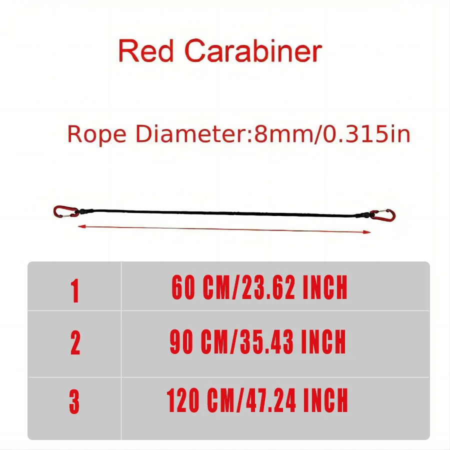 2-teilige Binde gurte mit Karabiner haken, Hoch leistungs gurte aus Gummi, stark für Camping, Fracht, Fahrrad, Außen zelt, Gepäckträger